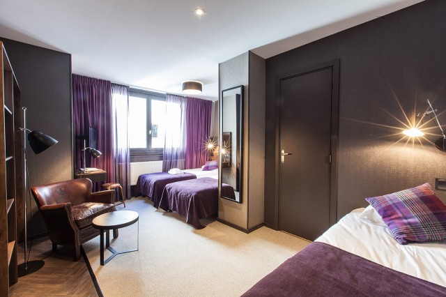 Triple standard hotel room Chamonix
