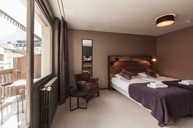 Chamonix hotel room triple superior